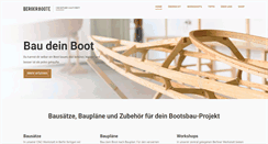 Desktop Screenshot of bergerboote.de